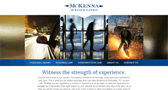 Desktop Screenshot of mckennaandassociates.com